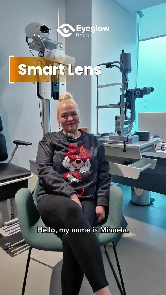 Mihaela — Eye surgery